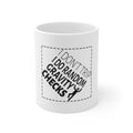 Glossy White Coffee / Tea Mug - I Don't Trip I Do Random Gravity Checks