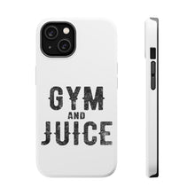 DistinctInk ToughCase for Apple iPhone, Compatible with MagSafe Charging - Gym And Juice