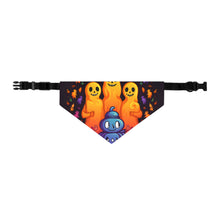 DistinctInk Adjustable Pet Banana Collar with Finding Your Purpose in Life Design for Halloween LGBTQ+ Pride