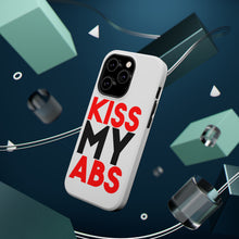 DistinctInk ToughCase for Apple iPhone, Compatible with MagSafe Charging - Kiss My Abs