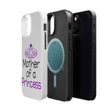 DistinctInk ToughCase for Apple iPhone, Compatible with MagSafe Charging - Mother of a Princess