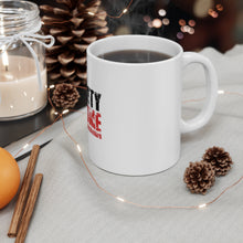 DistinctInk Glossy White Coffee / Tea Mug - Intensity Isn't A Perfume