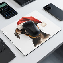 DistinctInk Mouse Pad - 1/4" Foam Rubber - Miniature Pinscher Puppy Drawing