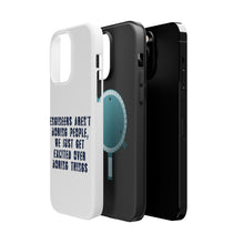 DistinctInk ToughCase for Apple iPhone, Compatible with MagSafe Charging - Engineers Aren't Boring Excited Over Boring Things