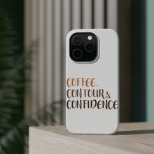 DistinctInk ToughCase for Apple iPhone, Compatible with MagSafe Charging - Coffee Contour & Confidence