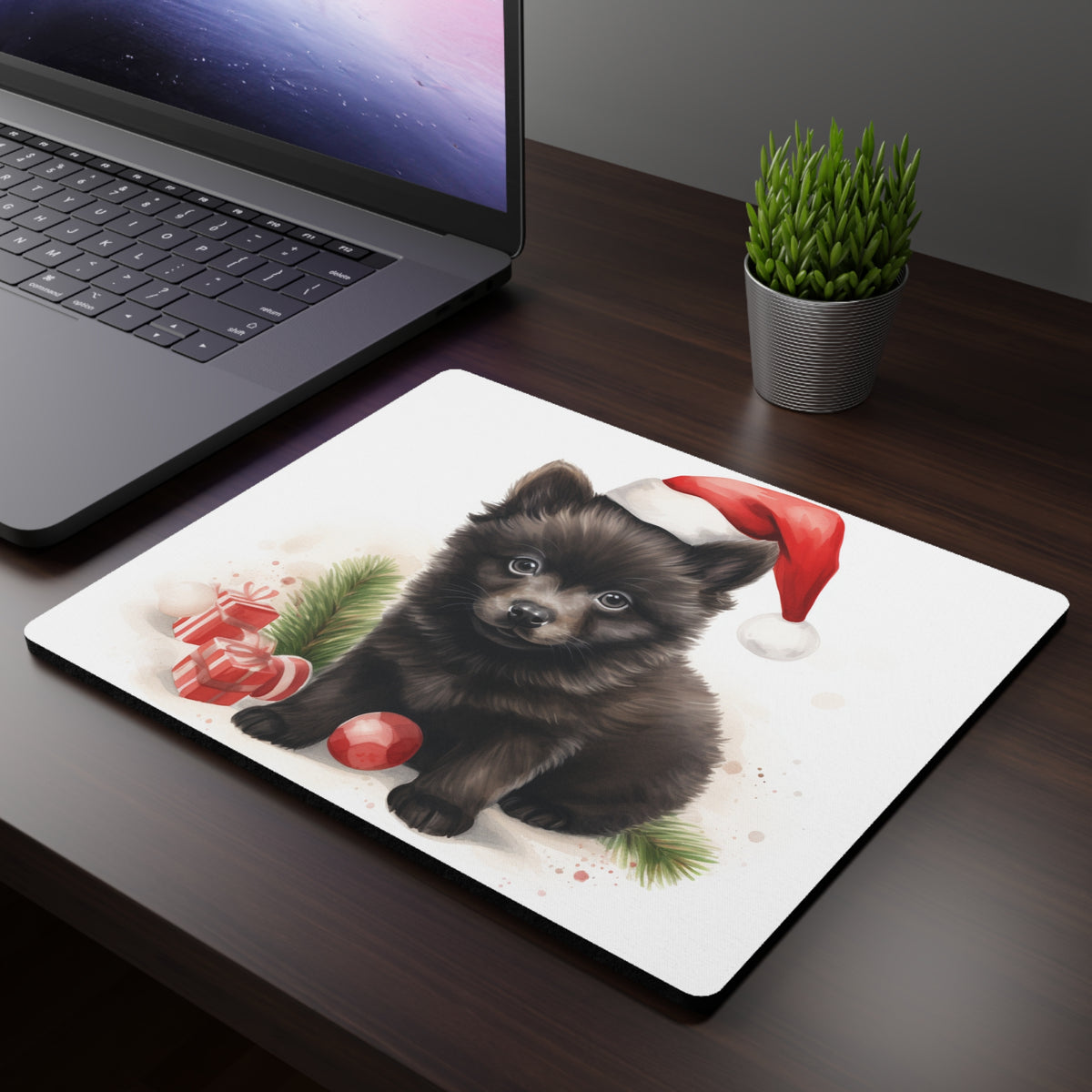 Mouse Pad - Schipperke Puppy Drawing, view 3