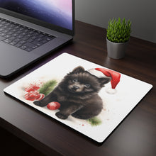 DistinctInk Mouse Pad - 1/4" Foam Rubber - Schipperke Puppy Drawing