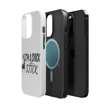 DistinctInk ToughCase for Apple iPhone, Compatible with MagSafe Charging - I'm a Chick with a Stick Golf