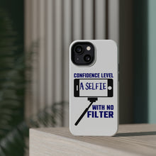 DistinctInk ToughCase for Apple iPhone, Compatible with MagSafe Charging - Confidence Level Selfie with No Filter