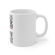DistinctInk Glossy White Coffee / Tea Mug - Hunting is DEER to My Heart