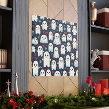 DistinctInk Canvas Wall Art with Skelephants and Ghostly Ghouls for Halloween