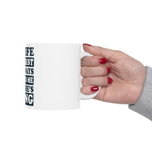 DistinctInk Glossy White Coffee / Tea Mug - My Wife Is the Best Always Forgives Me