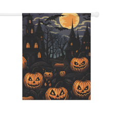 DistinctInk Garden & House Banner Flag with Spooky All Hallows' Eve Design for Halloween