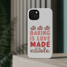 DistinctInk ToughCase for Apple iPhone, Compatible with MagSafe Charging - Baking is Love Made Edible