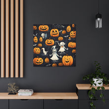DistinctInk Canvas Wall Art with The Halloween Spell for Halloween