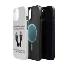 DistinctInk ToughCase for Apple iPhone, Compatible with MagSafe Charging - Lawyers DO Have Souls Oops Soles