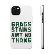 DistinctInk ToughCase for Apple iPhone, Compatible with MagSafe Charging - Grass Stains Ain't No Thang