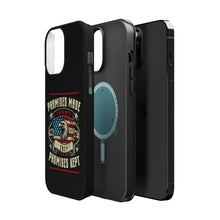 DistinctInk Tough Case for iPhone, Compatible with MagSafe Charging | Trump - Promises Made, Promises Kept | Conservative