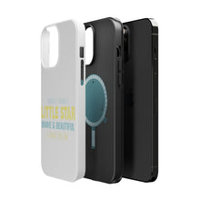 DistinctInk ToughCase for Apple iPhone, Compatible with MagSafe Charging - Twinkle Little Star Brave & Beautiful You Are