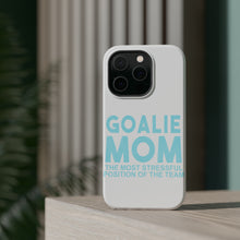 DistinctInk ToughCase for Apple iPhone, Compatible with MagSafe Charging - Goalie Mom The Most Stressful Position