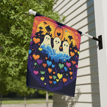 DistinctInk Garden & House Banner Flag with A Life Of Adventure Design for Halloween  LGBTQ+ Pride