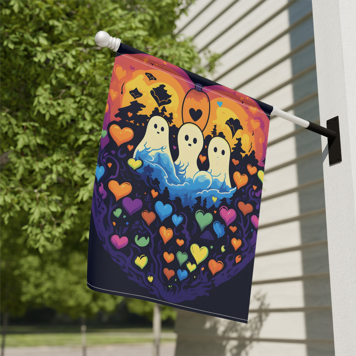 Garden & House Banner Flag with A Life Of Adventure Design for Halloween LGBTQ+ Pride, view 20
