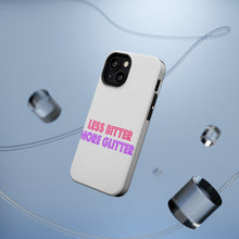 DistinctInk ToughCase for Apple iPhone, Compatible with MagSafe Charging - Less Bitter More Glitter