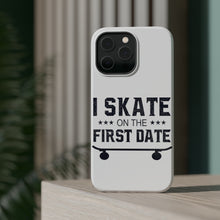 DistinctInk ToughCase for Apple iPhone, Compatible with MagSafe Charging - I Skate on the First Date