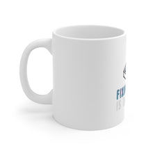 DistinctInk Glossy White Coffee / Tea Mug - Fixing Sinks is Draining - Plumbing