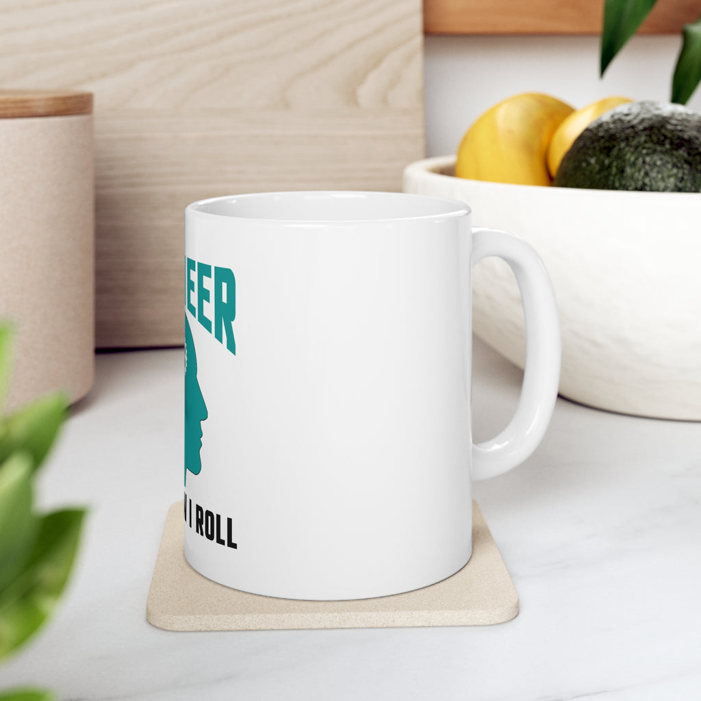Glossy White Coffee / Tea Mug - Engineer That's How I Roll, view 7