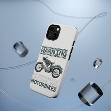 DistinctInk ToughCase for Apple iPhone, Compatible with MagSafe Charging - Spontaneously Talking About Motorcycles
