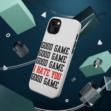 DistinctInk ToughCase for Apple iPhone, Compatible with MagSafe Charging - Good Game I Hate You Good Game