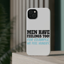 DistinctInk ToughCase for Apple iPhone, Compatible with MagSafe Charging - Men Have Feelings Too - Hunger