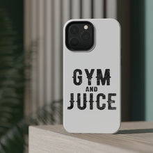 DistinctInk ToughCase for Apple iPhone, Compatible with MagSafe Charging - Gym And Juice
