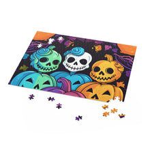 DistinctInk Jigsaw Puzzle with Creating Lasting Memories Design for Halloween  LGBTQ+ Pride