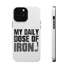 DistinctInk ToughCase for Apple iPhone, Compatible with MagSafe Charging - My Daily Dose of Iron Golf