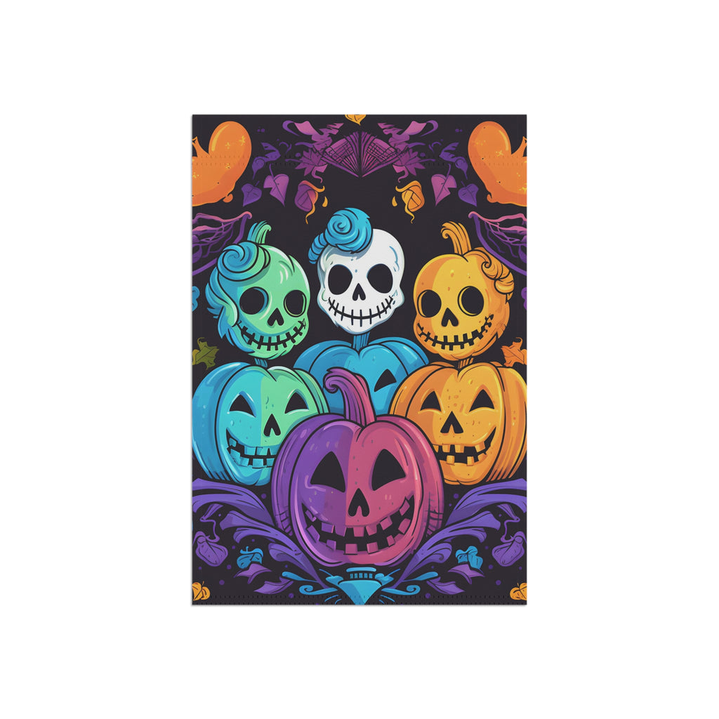 Garden & House Banner Flag with Creating Lasting Memories Design for Halloween LGBTQ+ Pride, view 4