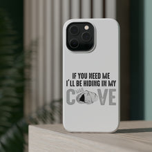 DistinctInk ToughCase for Apple iPhone, Compatible with MagSafe Charging - If You Need Me I'll Be Hiding in My Man Cave