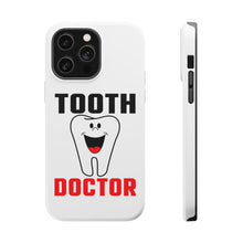 DistinctInk ToughCase for Apple iPhone, Compatible with MagSafe Charging - Tooth Doctor Dentist