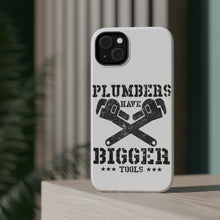 DistinctInk ToughCase for Apple iPhone, Compatible with MagSafe Charging - Plumbers Have Bigger Tools