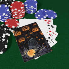 DistinctInk Playing Poker Cards with Spooky All Hallows' Eve Design for Halloween