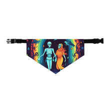 DistinctInk Adjustable Pet Banana Collar with The Enduring Beauty of Writing Design for Halloween LGBTQ+ Pride