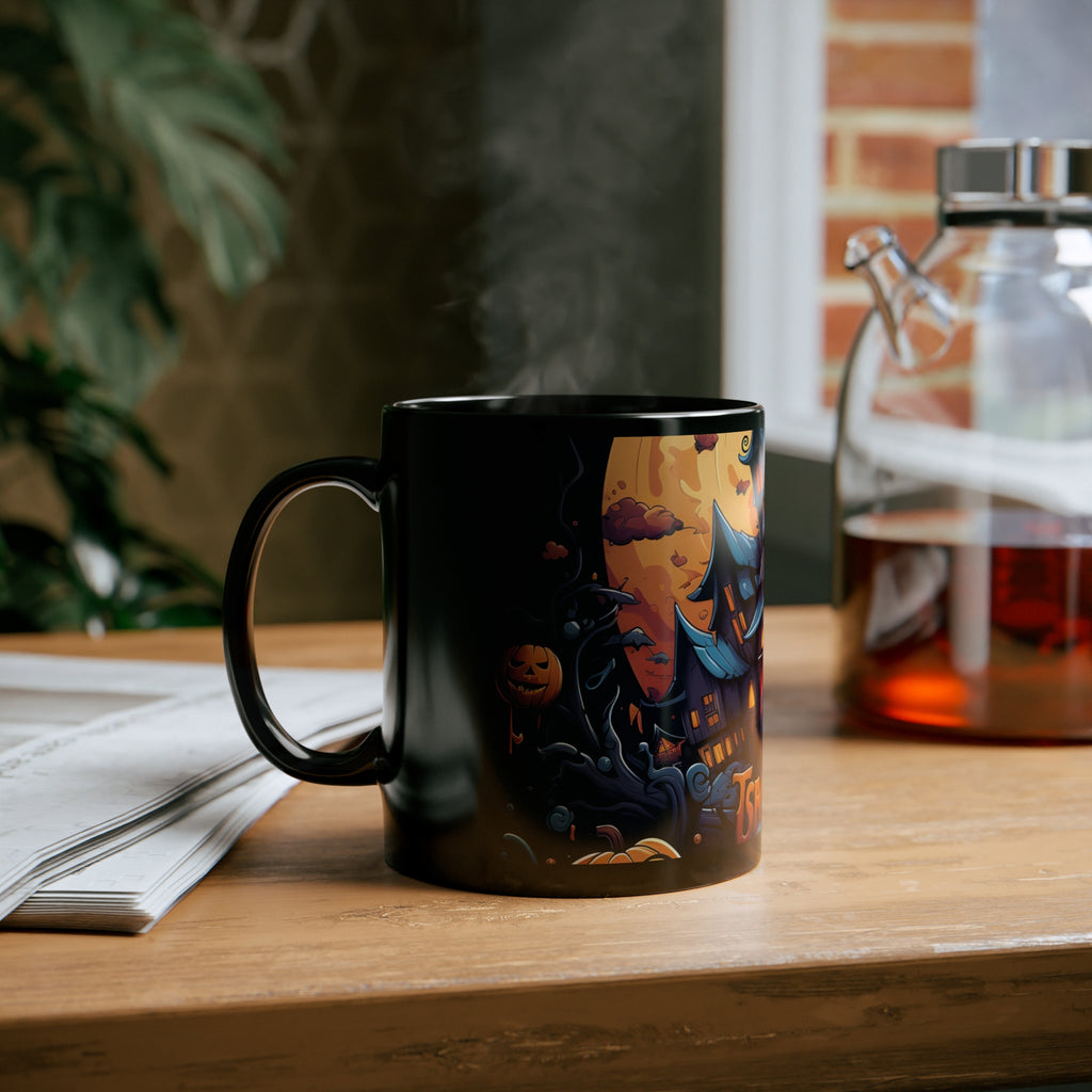 Black Coffee Mug - Spooky Sweet Treats for Halloween, view 6