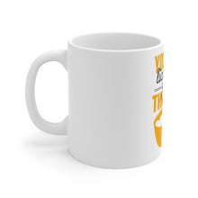 DistinctInk Glossy White Coffee / Tea Mug - You Only Lick Once - Lick the Bowl - Baking