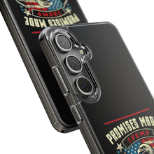 DistinctInk Hybrid (Acrylic/TPU) Clear Slim Fit Case for Apple iPhone | Trump: Promises Made, Promises Kept - Conservative