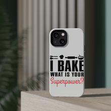 DistinctInk ToughCase for Apple iPhone, Compatible with MagSafe Charging - I Bake What is Your Superpower