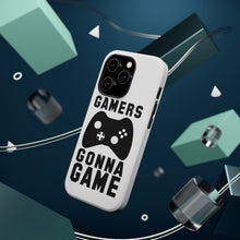 DistinctInk ToughCase for Apple iPhone, Compatible with MagSafe Charging - Gamers Gonna Game - Video Games