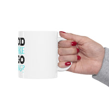 DistinctInk Glossy White Coffee / Tea Mug - Wood You Lake to Go Camping