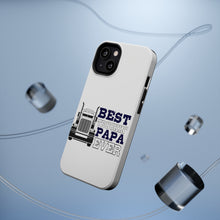 DistinctInk ToughCase for Apple iPhone, Compatible with MagSafe Charging - Best Truckin' Papa Ever
