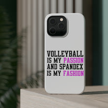 DistinctInk ToughCase for Apple iPhone, Compatible with MagSafe Charging - Volleyball is My Passion Spandex My Fashion